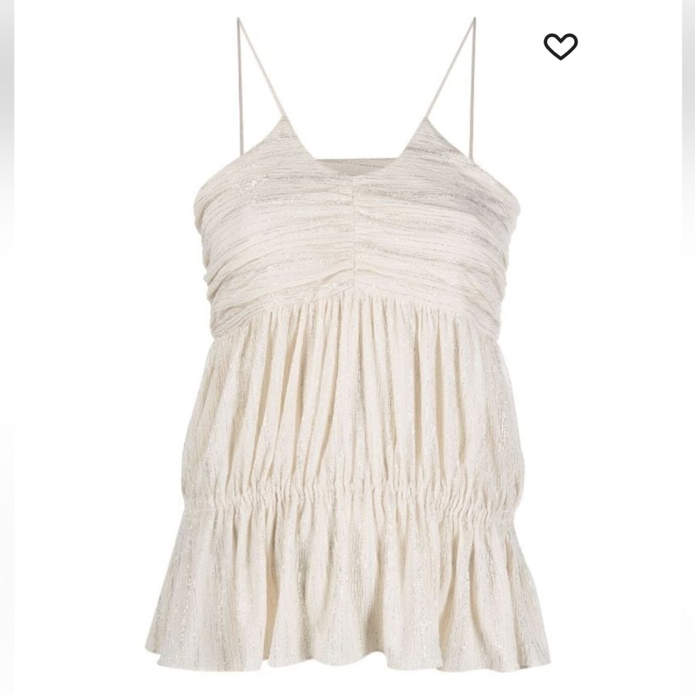 IRO Paris Surry Ruched Camisole Size 36 (US 4) - Picture 7 of 16